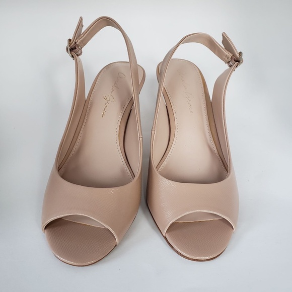 Amelia Grace Korine beige heeled shoe size 7M - Picture 2 of 11